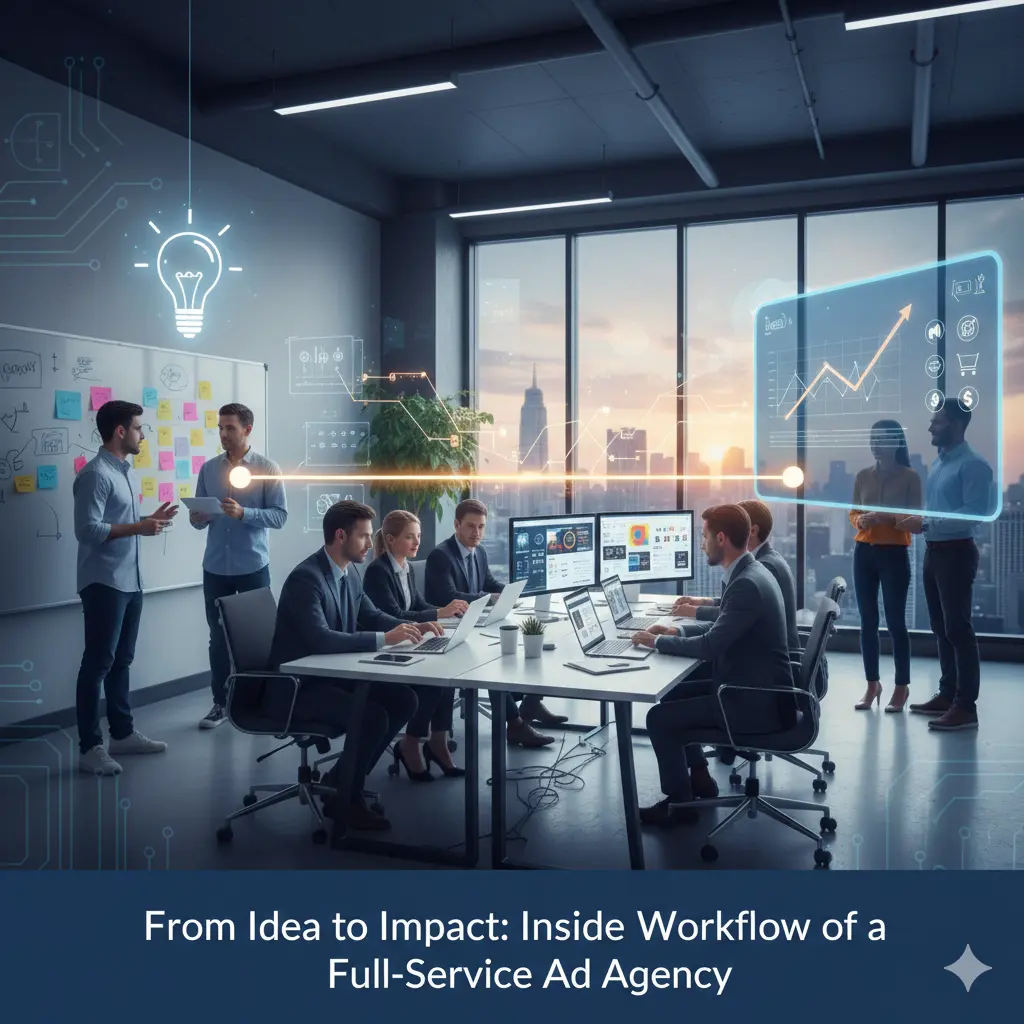 From Idea to Impact: Inside the Workflow of a Full-Service Ad Agency