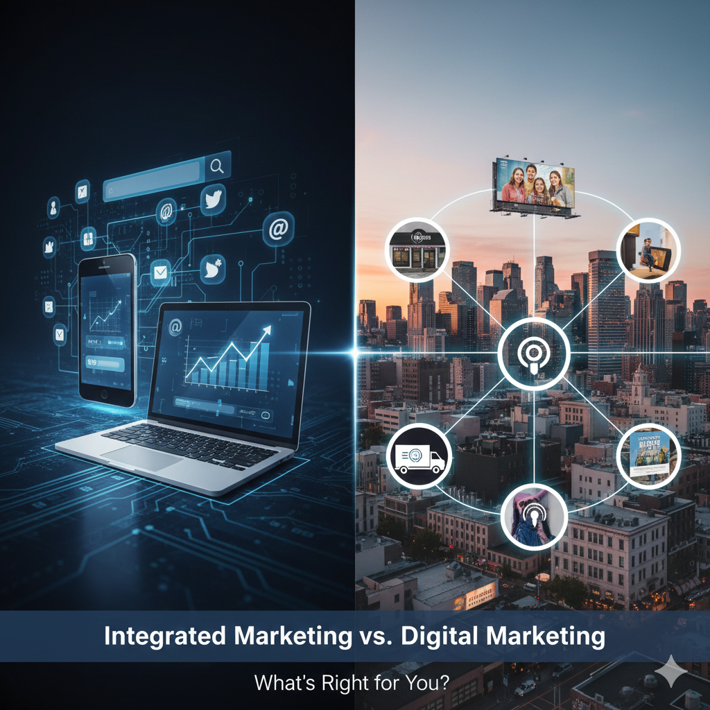 Integrated Marketing vs. Digital Marketing — What’s Right for You?