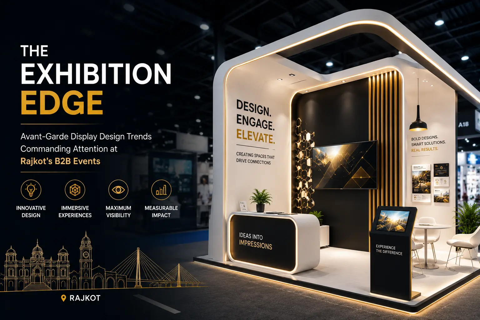 The Exhibition Edge: Avant-Garde Display Design Trends Commanding Attention at Rajkot's B2B Events
